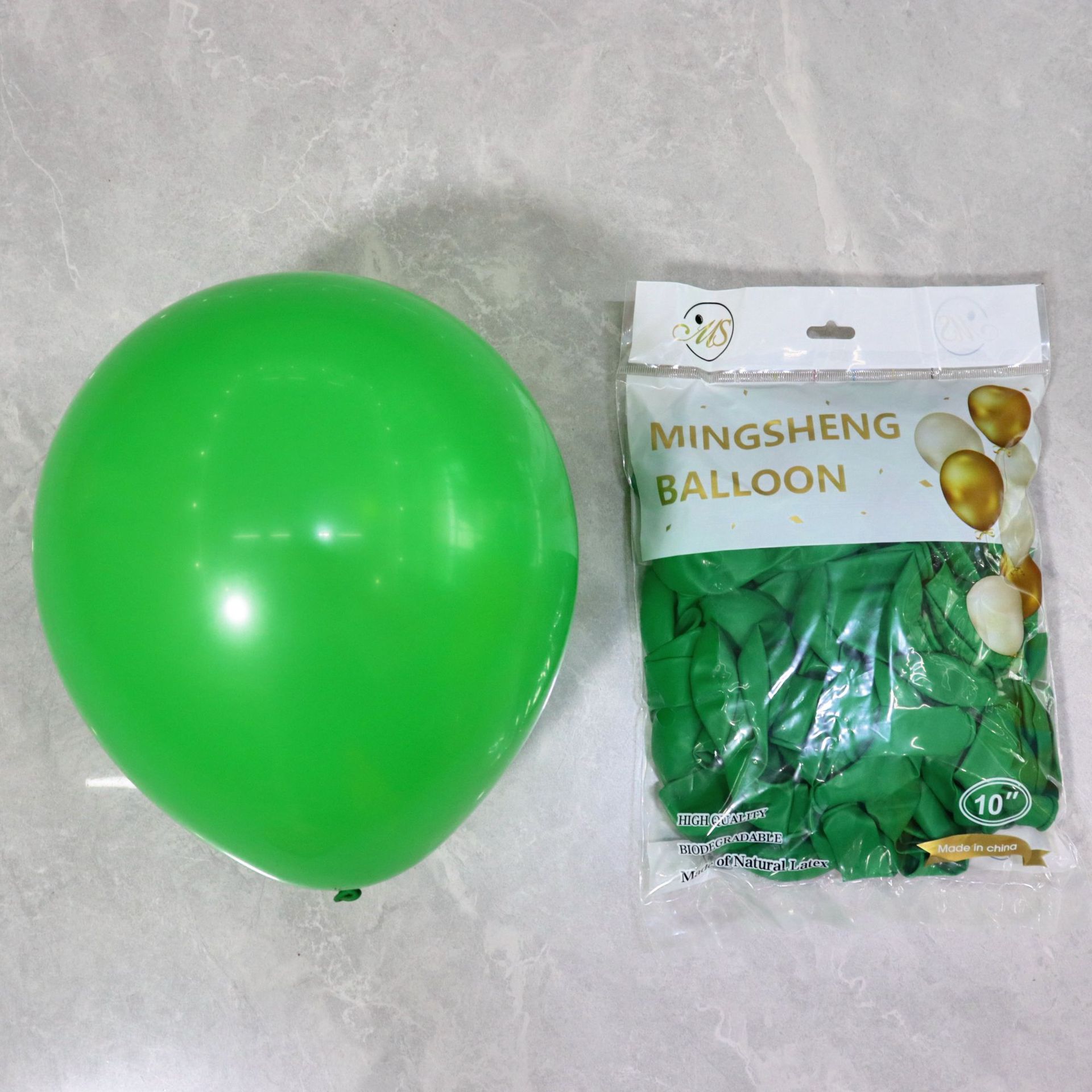 Venta al por mayor de 10 pulgadas 2,2G globo de látex engrosado visita a los Estados Unidos mate redondo cumpleaños fiesta suministros decoración Matt globo