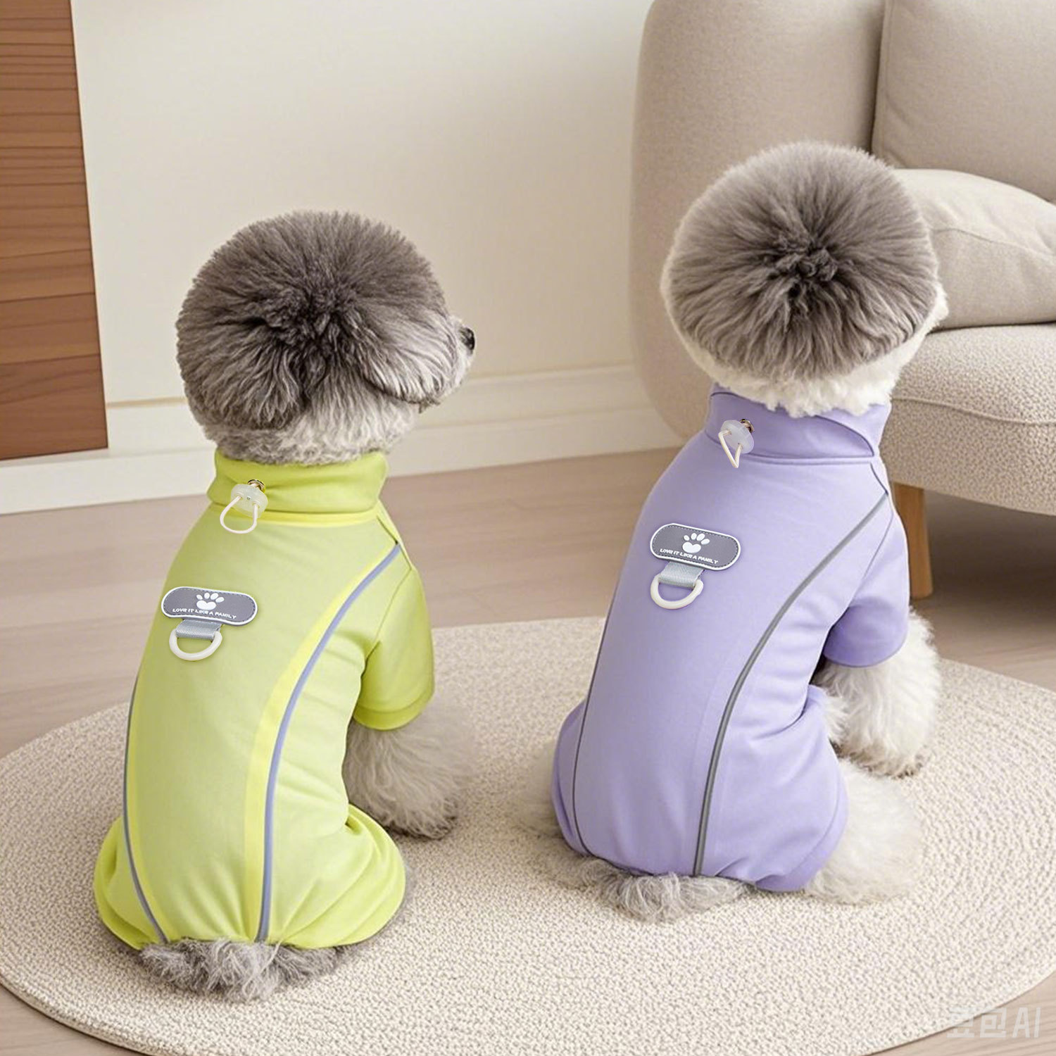 Ropa de protección solar para exteriores de cuatro patas para mascotas Ropa de tracción para perros pequeños de peluche de seda de hielo transpirable resistente a los rayos UV