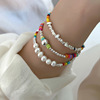 Fashionable brand small design beaded bracelet from pearl, simple and elegant design, 2023 collection