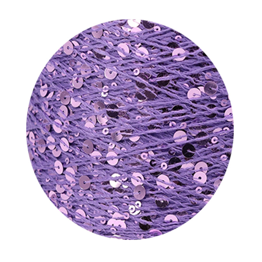 50g algodón lentejuelas hilo 3mm + 6mm peinado tamaño de lujo lentejuelas mano hilo tejer precio al por mayor