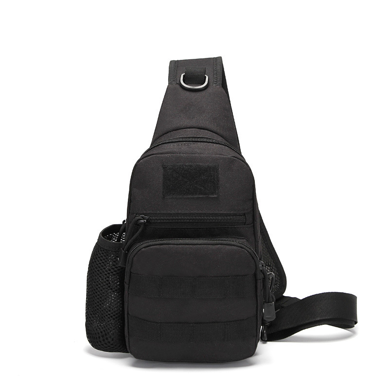 Bolsa de pecho militar, bolsa de pecho táctica, bolsa de pecho de hervidor de agua, bolsa de pecho de camuflaje deportivo multifuncional de ciclismo oblicuo