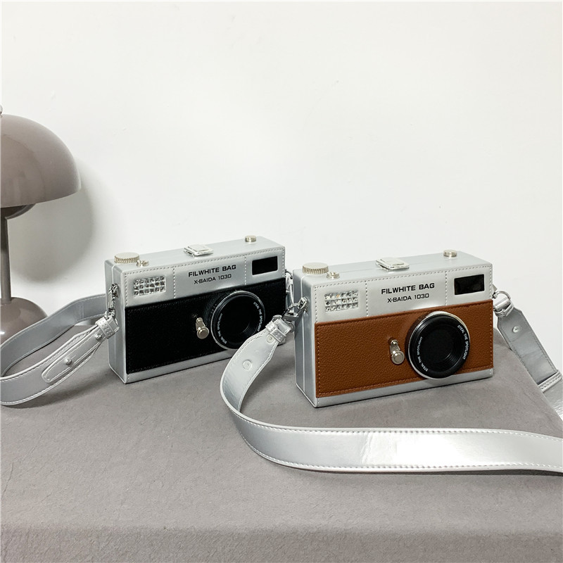 Ins 레트로 크로스 바디 백 여성용 심플 커플 휴대폰 가방 트렌디 쿨 카메라 숄더 휴대폰 동전 지갑 남성용 크로스 바디 백