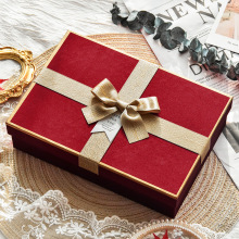 礼盒红色结婚高级感包装盒生日口红礼品盒空盒子精美新年礼物盒望