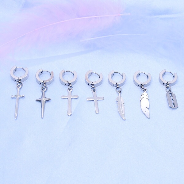 fashionable ear clips stainless steel
