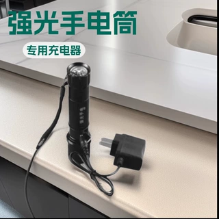 厂家4.2V强光手电筒充电器18650锂电池充电器1米线长智能转灯直充