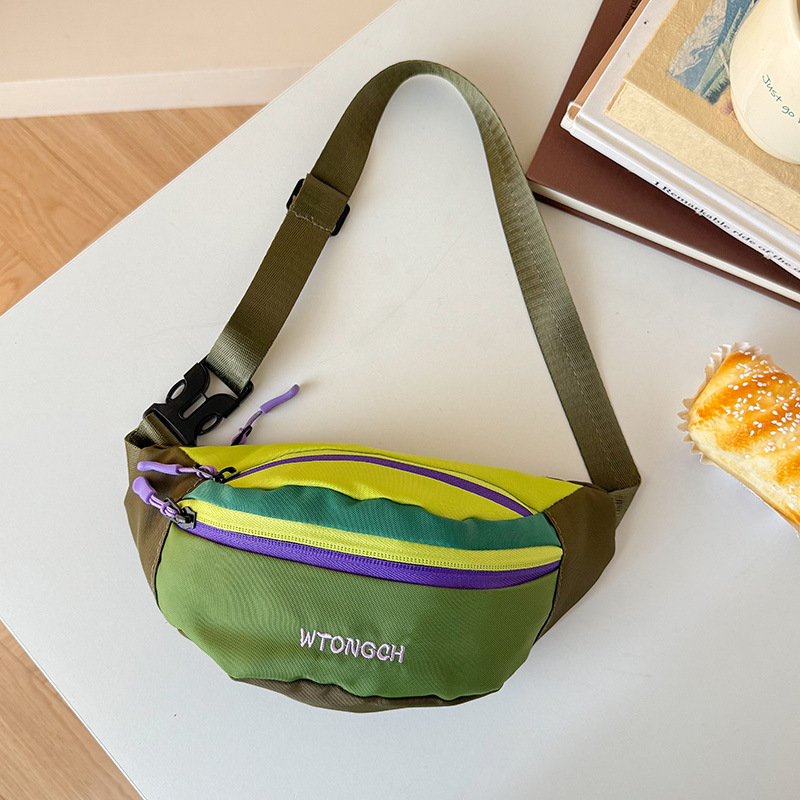 Bolsa de pecho de moda coreana para niños y niñas, bolso de pecho de gran capacidad, bolso de viaje ligero para niños, nuevo bolso de comercio exterior para niños