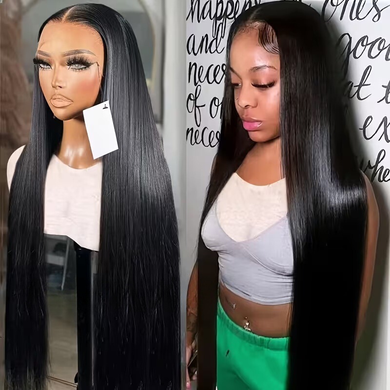 Front Lace Long Straight Hair 2026 Aliexpress European and American Long Hair Wig Cross-Border Black Long Straight Wig Front Lace Long Straight Hair 2026 Aliexpress European and American Long Hair Wig Cross-Border Black Long Straight Wig