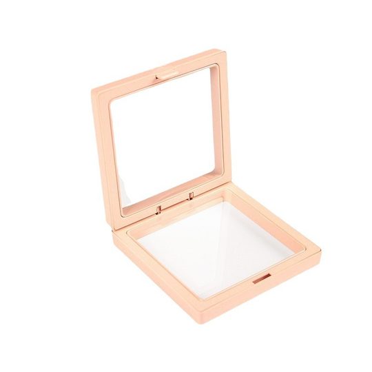 in stock jewelry storage box PE film suspension box transparent display necklace earrings color packaging jewelry gift box