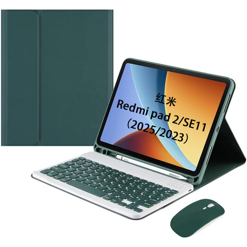Funda con Teclado Bluetooth para Tableta Redmi Pad 2 Xiaomi SE11 Ergonómica image 1