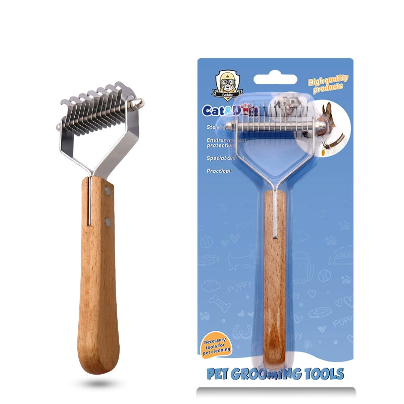 2025 новый продукт-J014 [маленький 11 зубьев] Расческа для домашних животных, расческа для домашних животных, домашние животные