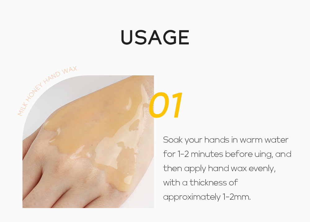 Cross-border English version LAIKOU Honey Milk Hand Wax 120g Hand Mask Moisturizing, hydrating and hydrating Autumn and winter manufacturer in stock undefined