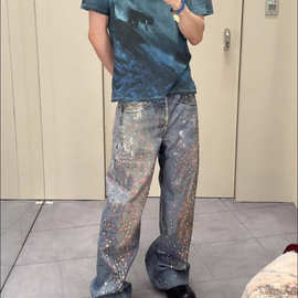 2025新款正确版本现货高品质AC家2025新款胶囊系列牛仔裤宽松版型