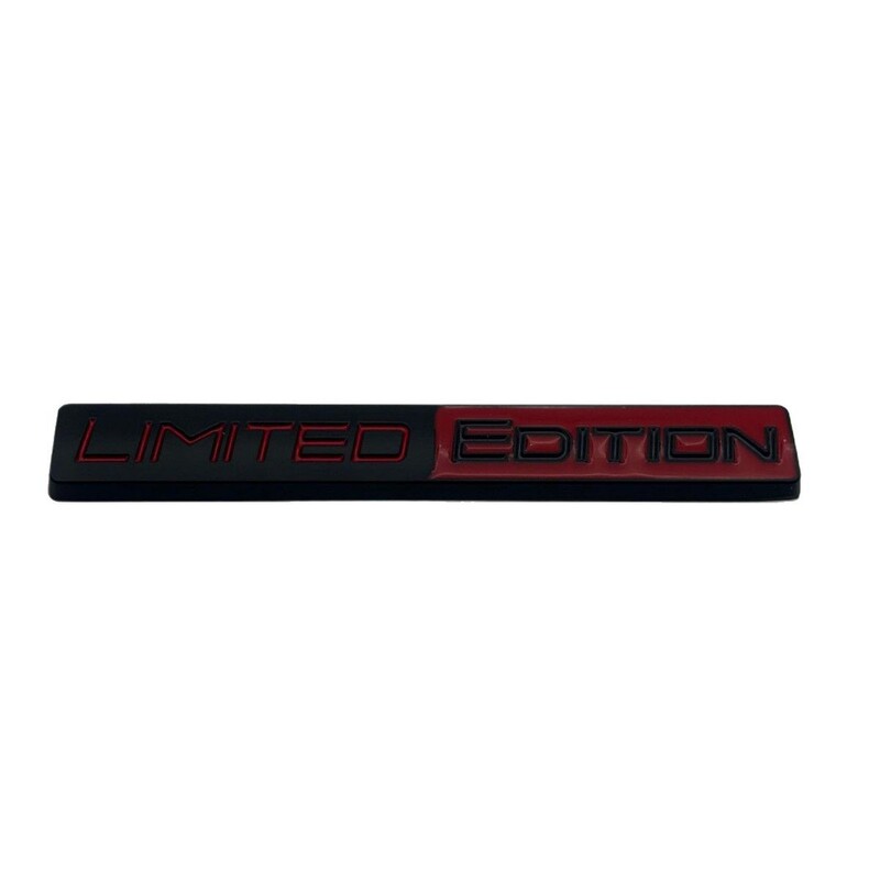国境を越えた売れ筋車改造ロゴ LIMITED EDITION メタルカーステッカー EDITION ボディステッカー リア|undefined