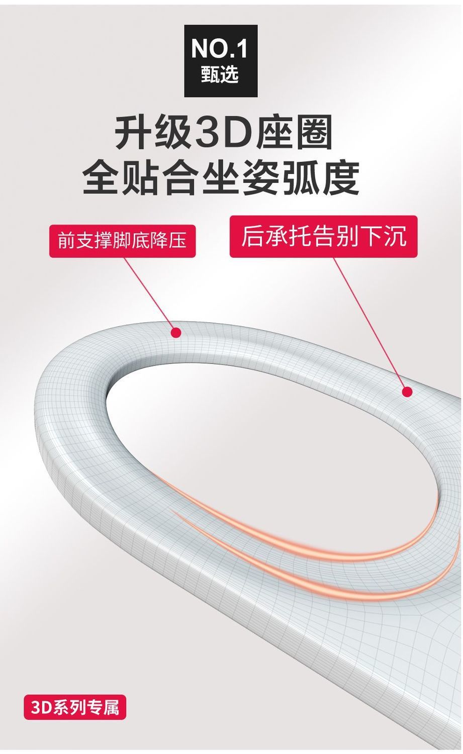 The first-level water efficiency of the toilet is enhanced. The seat is designed with a vortex opening. It features a four-hole super vortex siphon borderless toilet Item Picture