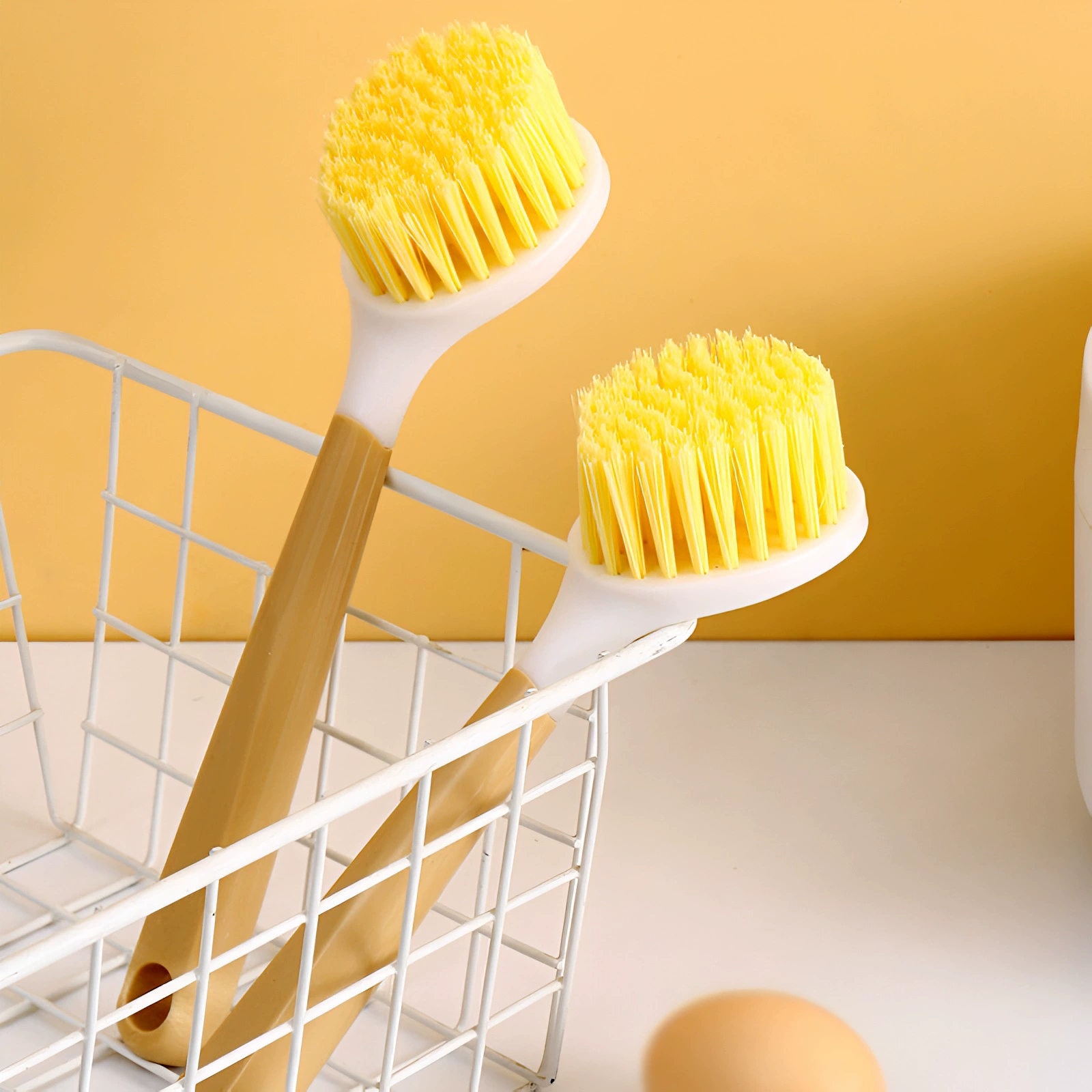 Имитационная деревянная ручка для мытья посуды для кухни, специальная миска с длинной ручкой, очистка без масла, многофункциональная гибкая щетка