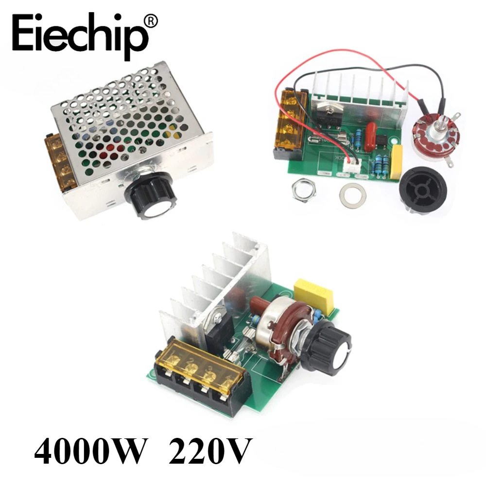 4000W大功率电位器带壳一体化220V可控硅恒温器恒压器 /调光/调速