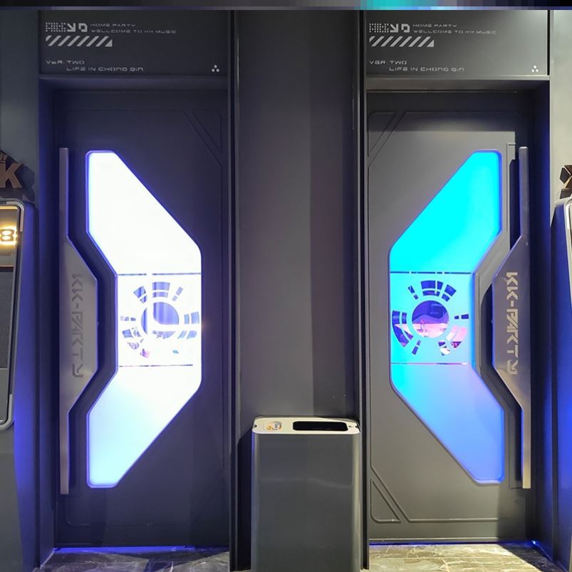 防火门影音掌纹KTV隔音科幻KTV隔音门源头可大门ktv