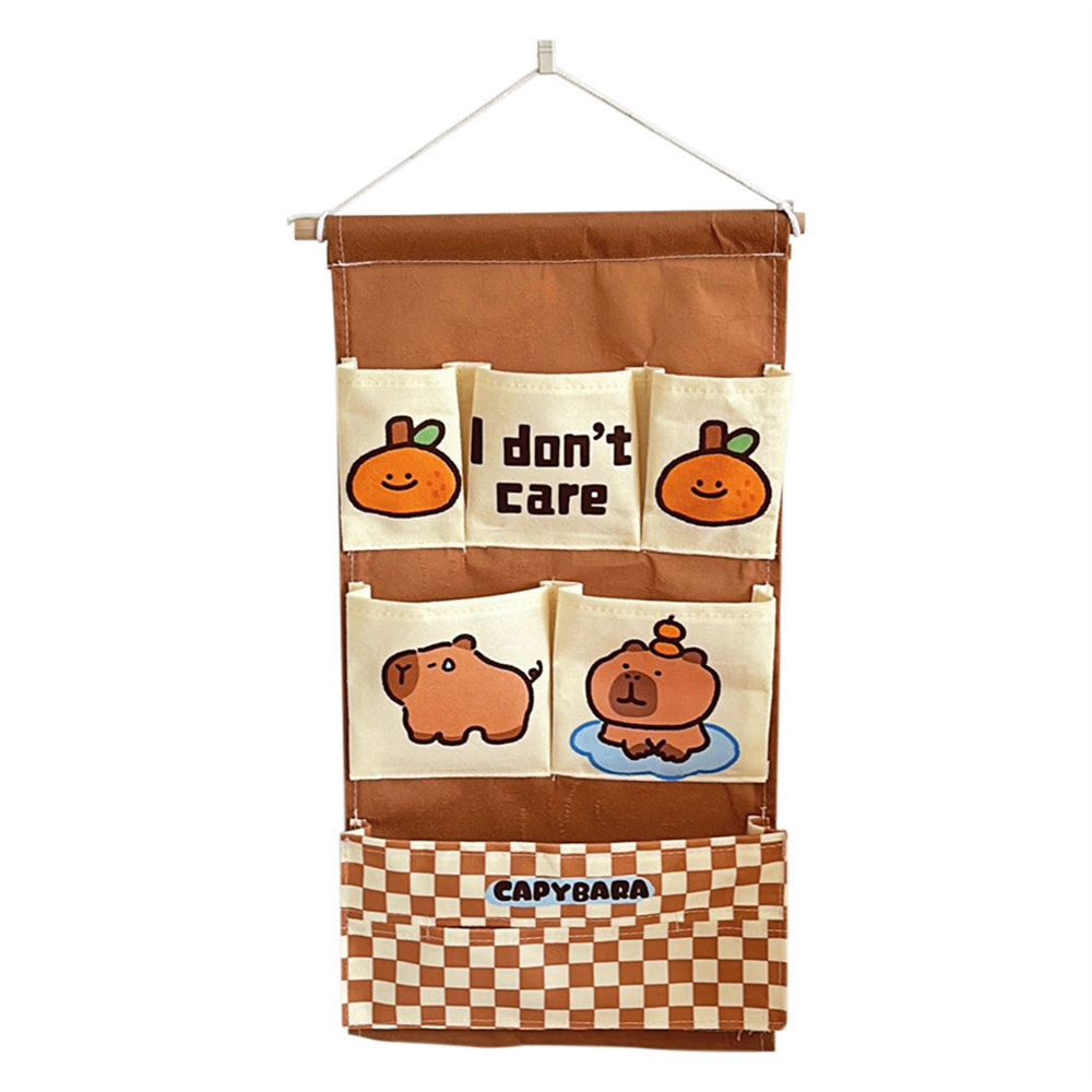 Bolsa colgante de almacenamiento multifuncional original de Tengyi, bolsa de almacenamiento de pared para dormitorio de niña, bolsa colgante conveniente para dormitorio de estudiantes