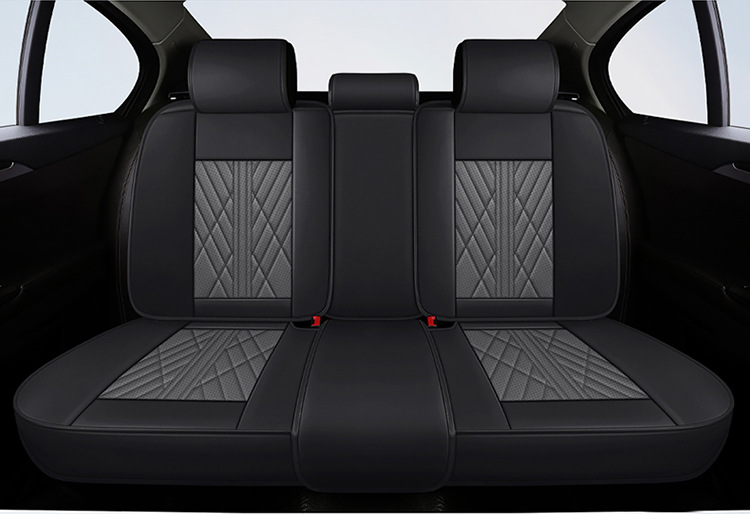 Car Cushion Four Seasons Universal Full Surrounding Special Seat Cover Autumn Breathable Perforated Leather Cartoon Goddess Car Cushion Cover