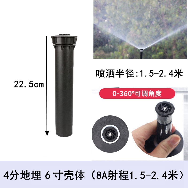 4 points underground 6-inch shell 8A (range 1.5-2.4 meters)