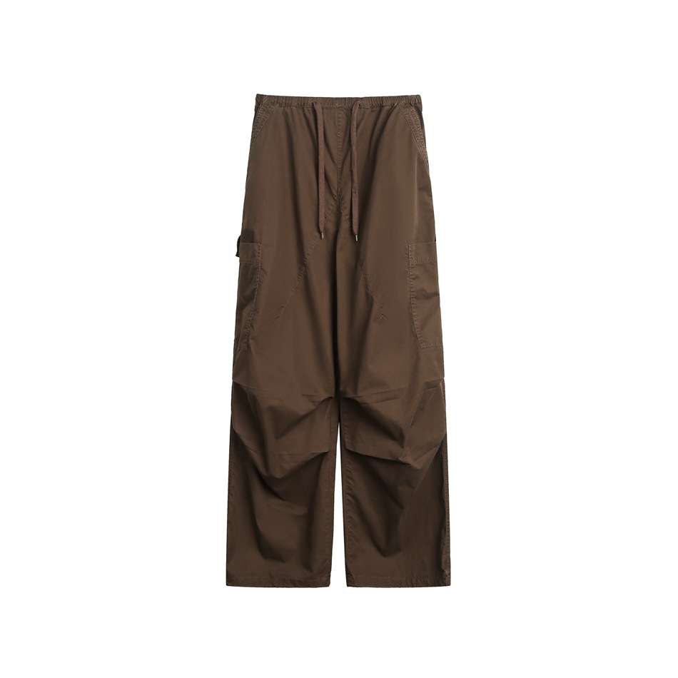 OUSWE China-Chic gewaschene gebrauchte Overalls Herren lockere und vielseitige gerade Freizeithose Deckhose RK67_voghion.com