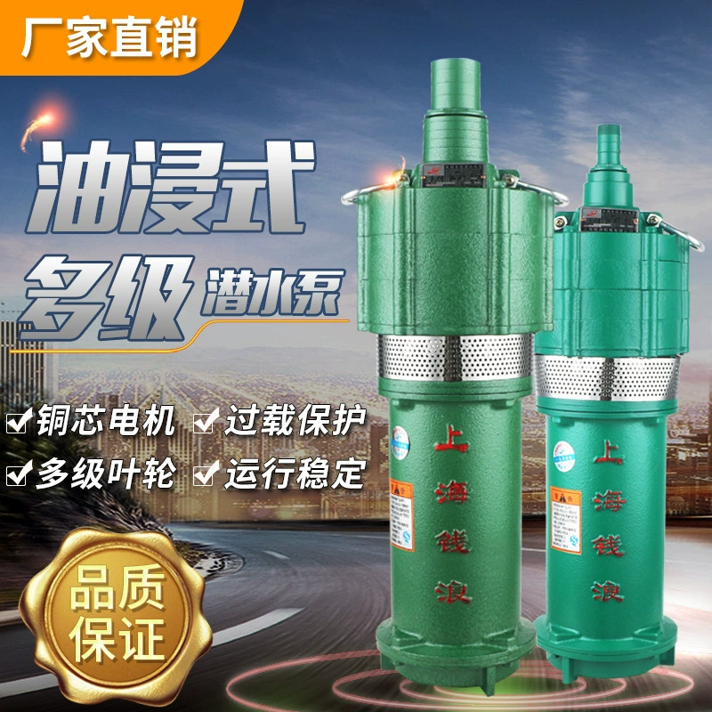 QD маленький мышиный насос масляный многоступенчатый погружной насос бытовой 220 В Высокоподъемный насос для чистой воды сельскохозяйственный оросительный насос