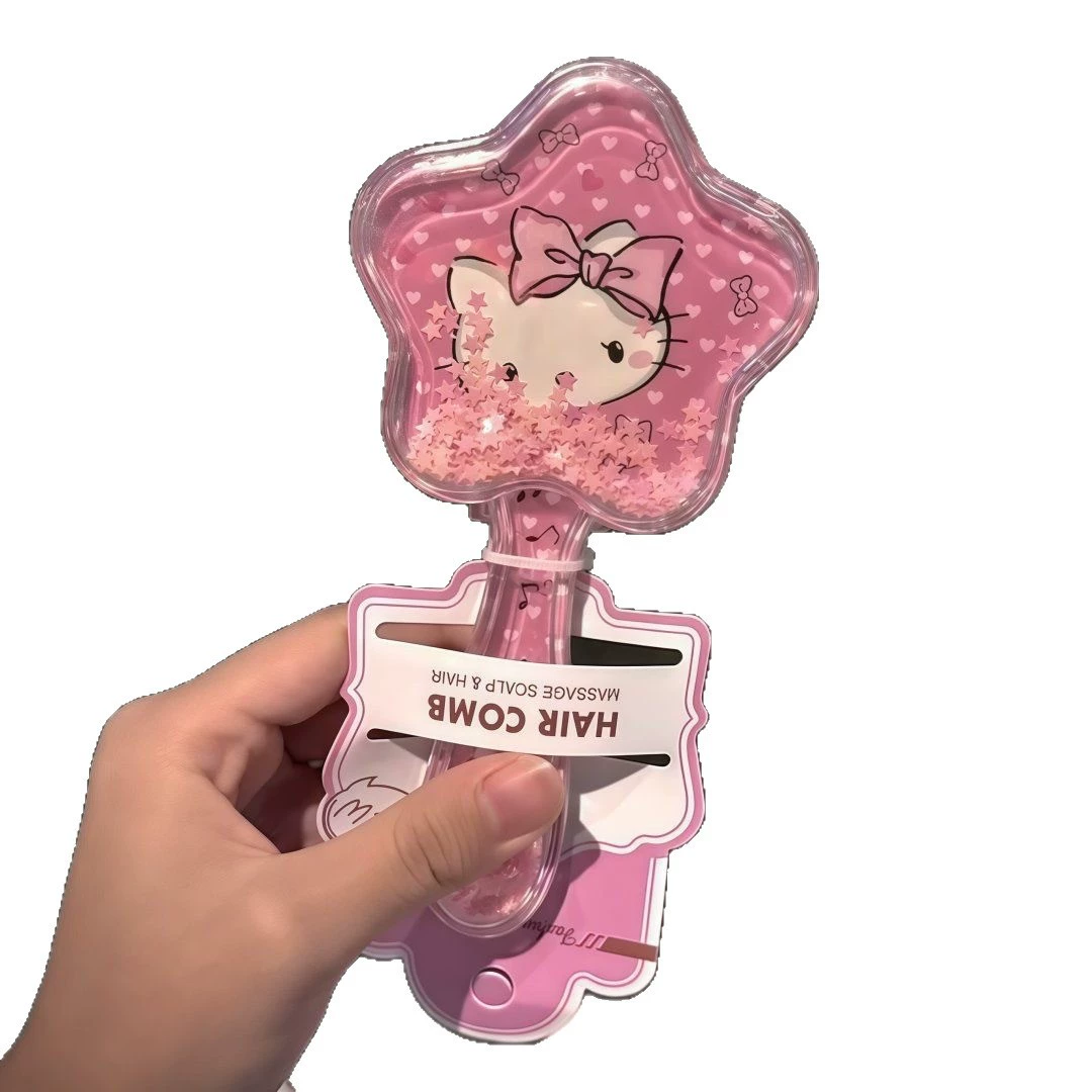 Hello Kitty, мультяшная милая массажер, мягкая подошва, кисть, воздушный мешок