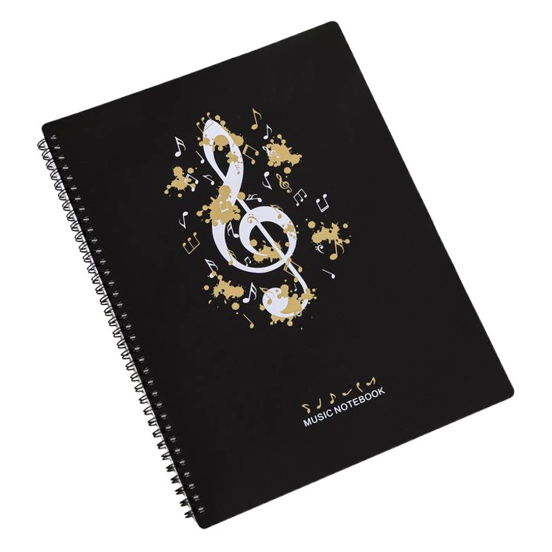 A4 Новая информационная книга с вкладными листами прозрачная вставка сумка музыкальный клип пианино музыкальная папка для студентов папка с картинками книга для хранения