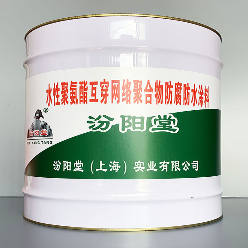 水性聚氨酯互穿网络聚合物防腐防水涂料、性能好、简便、快捷!