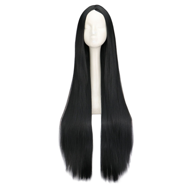 Anime wig divided into one meter long straight hair white COS wig universal in stock wholesale promotion Anime wig divided into one meter long straight hair white COS wig universal in stock wholesale promotion