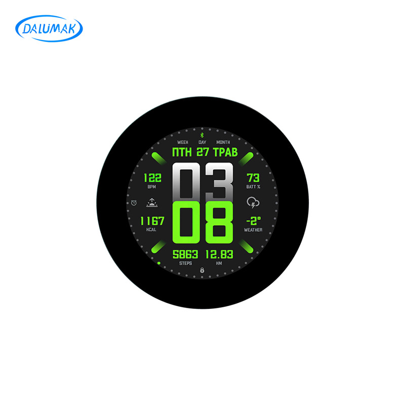 ESP32-S3 WIFI开发板 2.1寸圆形触控屏幕主板 QMI8658六轴传感器