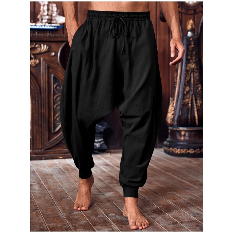 Aliexpress 2026 Men's Summer Sports Jogging Casual Pants Solid Color Versatile Drawstring Jogger Pants Trendy in Stock Aliexpress 2026 Men's Summer Sports Jogging Casual Pants Solid Color Versatile Drawstring Jogger Pants Trendy in Stock