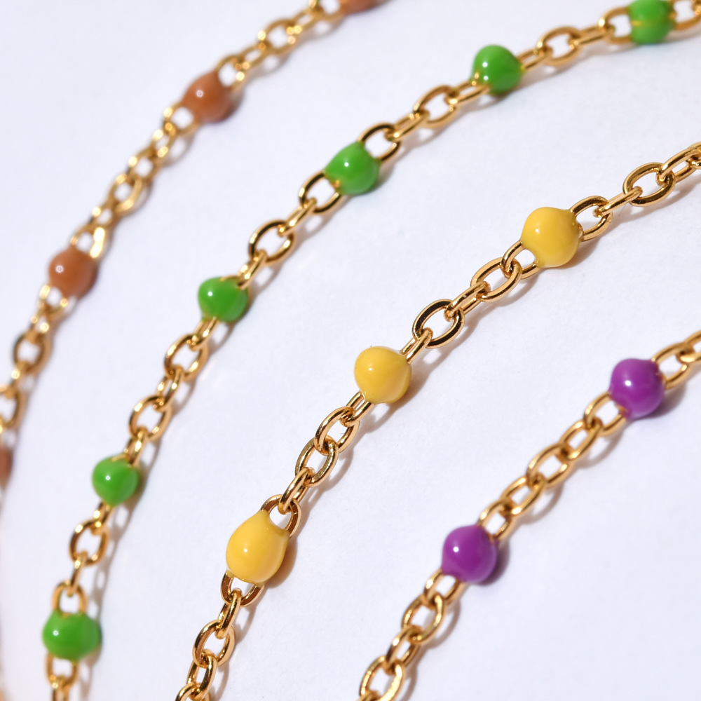 Bracelets Classification 1 Piece Quantity Lady Simple Style Round Stainless Steel Bracelets In Bulk