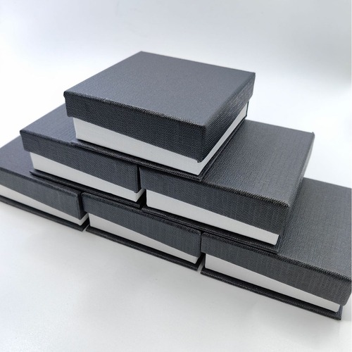 Cross-border black and white slanted flip-top gift box, dropshipping necklace, ring, earring, pendant, jewelry box, wholesale