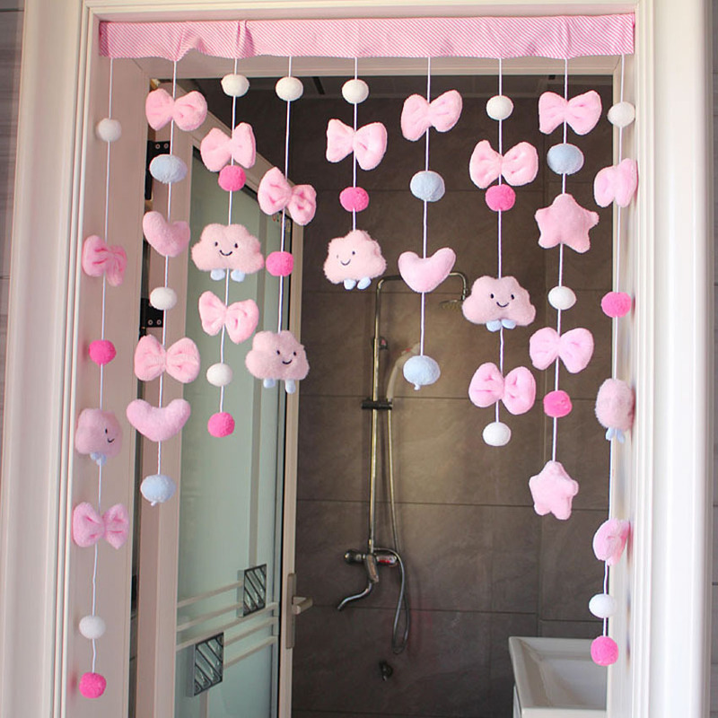 Romantic Butterfly Planet Classroom Balcony Decoration Room Door Entrance Hallway Living Room Curtain