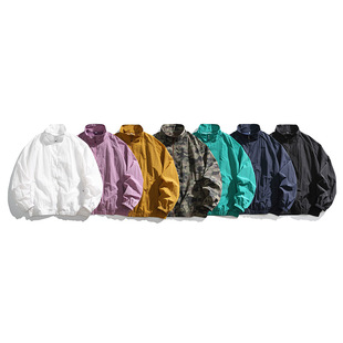 City Fanpin 2024 Summer Japanese Solid Color Sunscreen Clothing Fashion Brand Sunscreen Jacket Summer Men's Casual