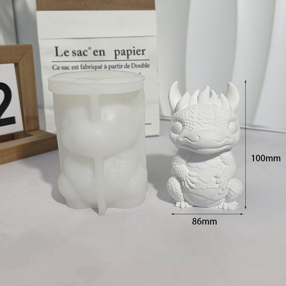 귀여운 드래곤 실리콘 몰드