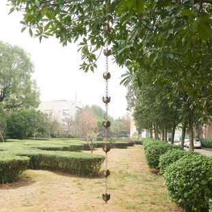 Teapot Rain Chain Wind Chime Retro Iron Doorbell Iron Wall Decoration Cafe Bell Decoration Pendant Decoration