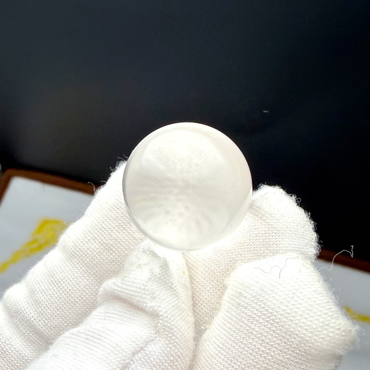 天然白水晶散珠手串diy单珠项链配件紫水晶幽灵巴西黄厂家批发