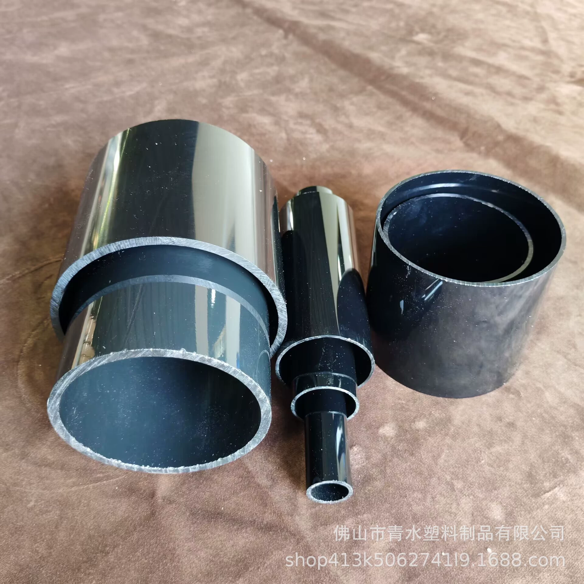 Сплошной цвет, черный плексиглас, акрил, полая прозрачная черная трубка из ПММА, декоративная трубка диаметром 30 мм