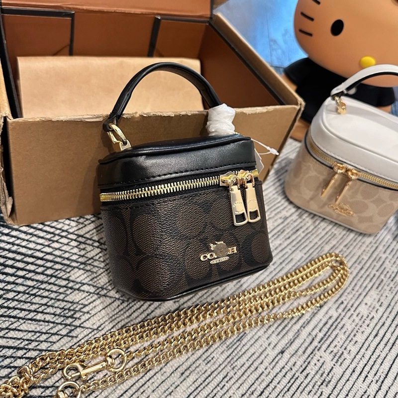 Kou C's new Ava11 high-end version mini box bag, vintage handbag, lipstick bag, single shoulder crossbody chain women's bag