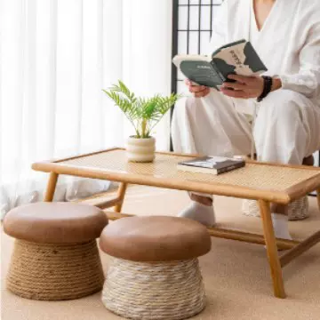 蘑菇凳玄关门口换鞋凳小凳子家用矮凳实木客厅阳台坐墩圆凳