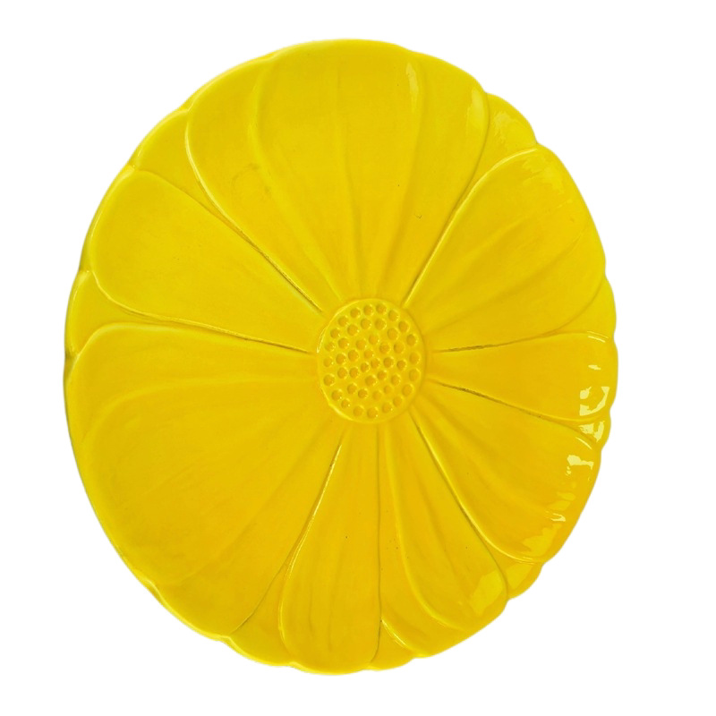 Baiyun Lotus Lotus esmaltado cerámica de color gran disco decorativo de frutas, nueces, platos de bocadillos, platos de platos
