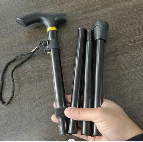 Aluminum alloy hiking sticks, telescopic and foldable 6-color hiking sticks, anti-slip walking sticks, reinforced adjustable walking sticks for the elderly