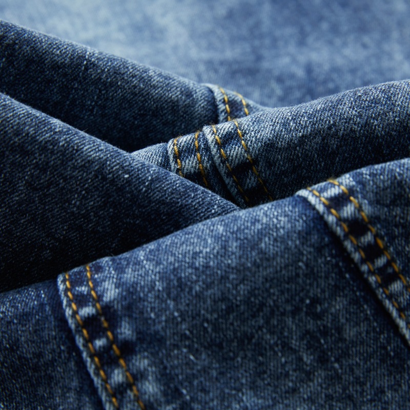 Men's Washed Patchwork Flared Jeans High Street Style New American Exclusive Vibe Denim_viptrois.com
