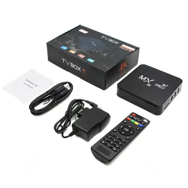Comercio exterior doméstico inteligente wifi reproductor de red 2024 nuevo set-top box de televisión voz inteligente image 4