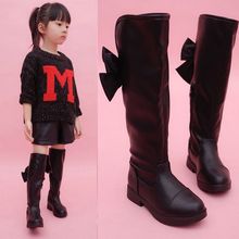 女童靴子秋冬高筒靴秋冬单靴过膝靴公主休闲鞋儿童高筒靴中大童潮