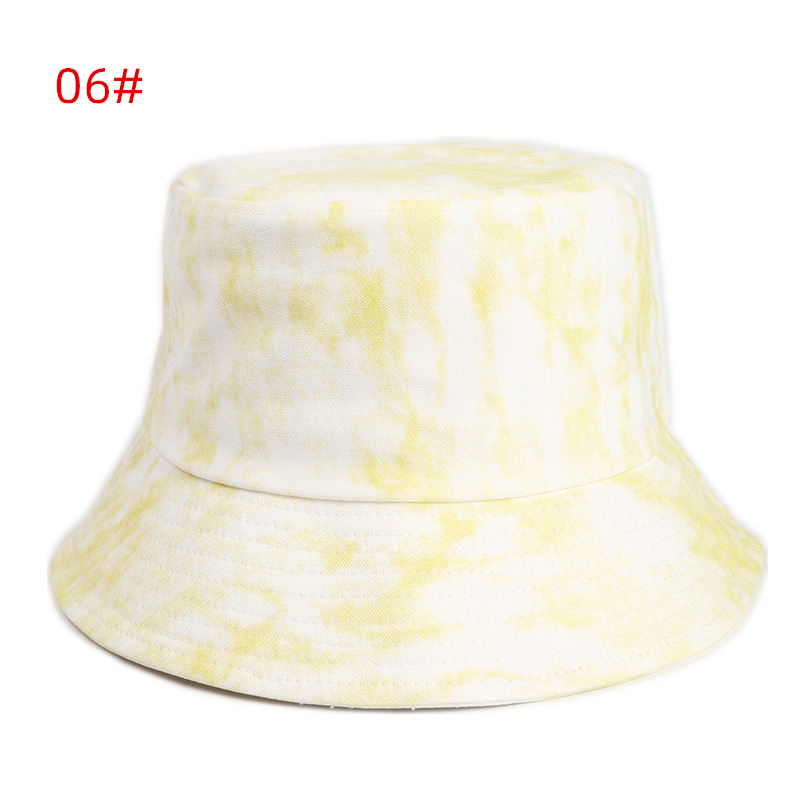 Unisex Fashion Tie Dye Wide Eaves Bucket Hat display picture 5