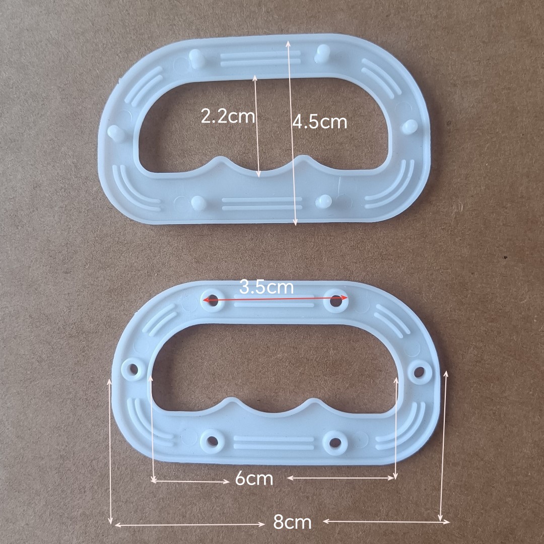 供应大米袋手提环食品包装塑料袋黄色新料六眼小号提扣子母扣拎手
