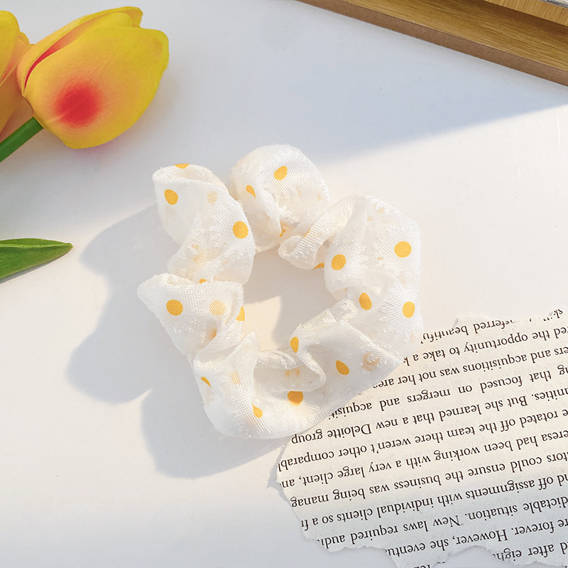 Super Hada de color sólido de malla Mori intestino grueso banda para el cabello tocado de alta calidad cuerda del lazo del pelo elegante cuerda del pelo del todo-fósforo simple accesorios para el cabello